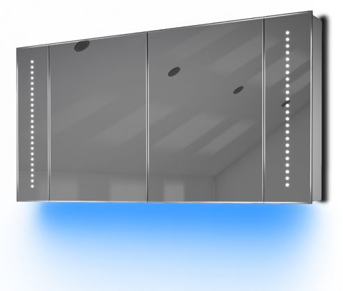 Image of Ambient Demist Bathroom Cabinet With Sensor & Internal Shaver Socket K126b