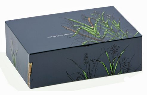 Image of Virojanglor Herbal Range Sugar Cane Design Storage Tin