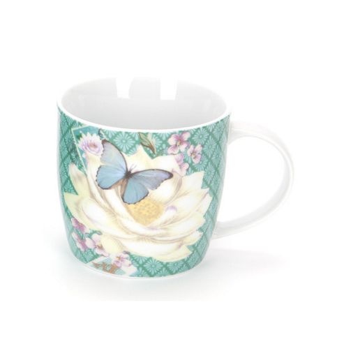 Image of Accessorize With Love 0.31l Porcelain Mug In Flowers With Butterfly