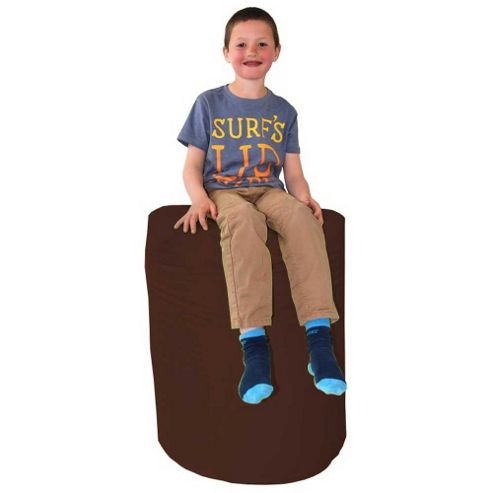 Image of Valufurniture Large Barrel Brown Bean Bag