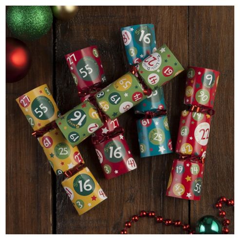Image of Tesco Mini Bingo Crackers, 10 Pack