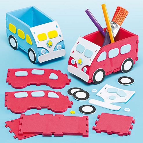 Image of Camper Van Desk Tidy Craft Kits (pack Of 2)