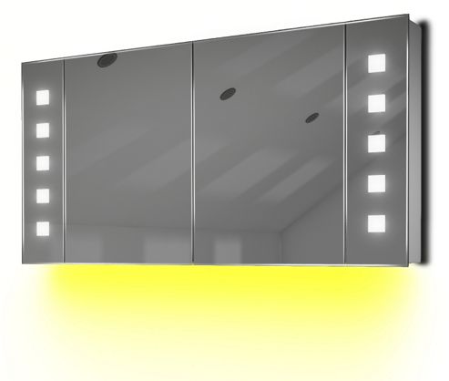 Image of Ambient Audio Demist Bathroom Cabinet With Bluetooth, Shaver & Sensor K124yaud