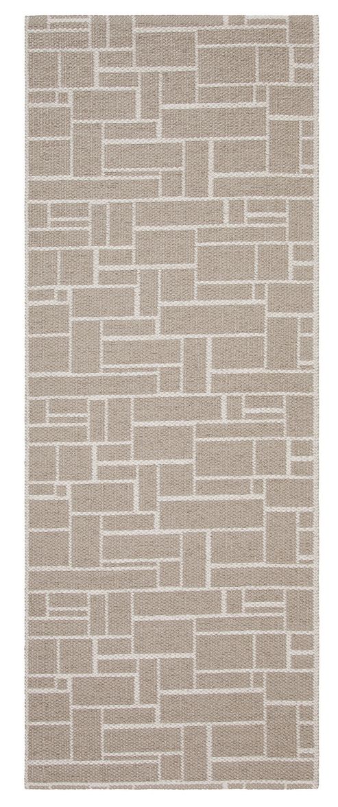 Image of Swedy Dama Light Brown Rug - Runner 60 Cm X 120 Cm (2 Ft X 3 Ft 11 In)