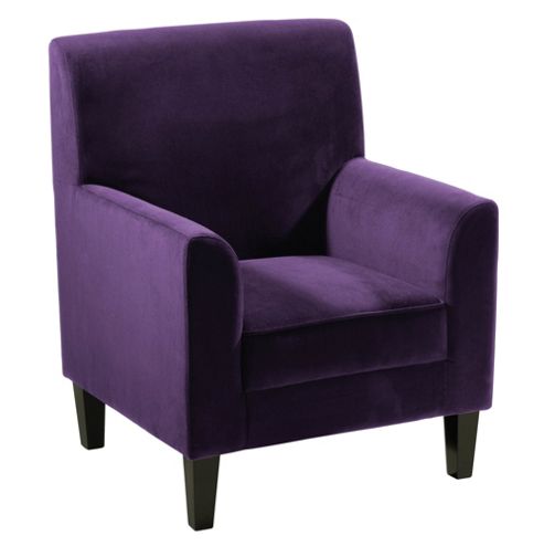 Image of Premier Housewares Medan Armchair - Purple