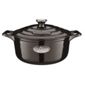 La Cuisine Cookware Cast Iron Elysee 26 cm Family Casserole in Black