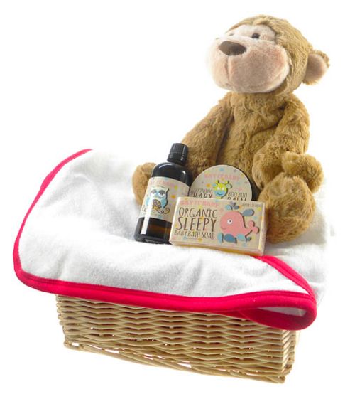 Image of Bright Bath Time Baby Unisex Gift Basket