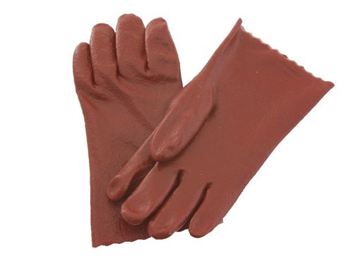Image of Kent No14 Glove Pvc Gauntlet Red 8.5in
