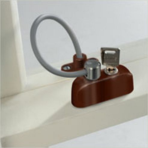 Image of Jackloc Window And Door Restrictor Brown