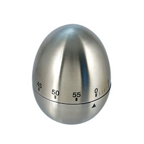 Image of Egg Kitchen Timer, Stainless Steel