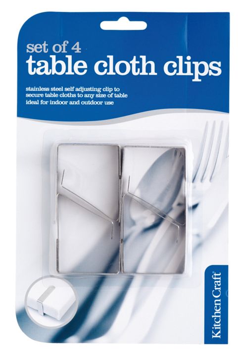 Image of Kitchencraft Four Table Cloth Clips