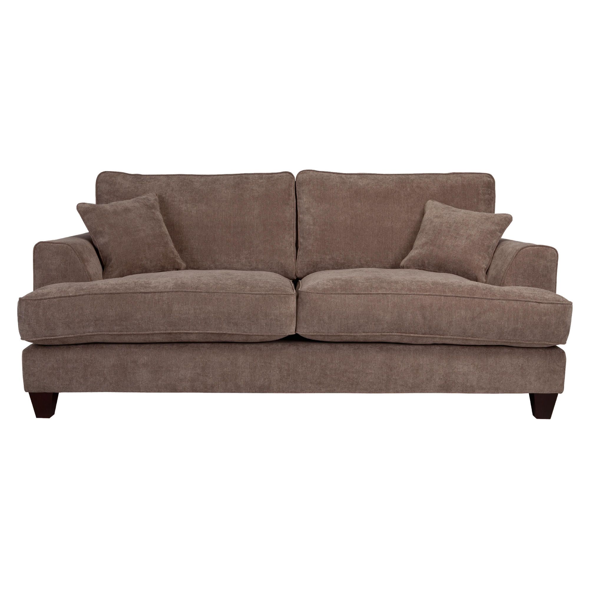 Kensington Fabric Large Sofa Grey at Tesco Direct