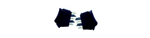Image of Single Pole Single Through (spst) 16a Green Rocker