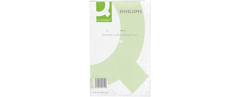 Image of Q-connect Envelope C5 100gsm Plain Peel And Seal White Pack Of 500 1p08