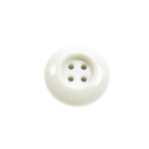 Image of Dill Buttons 30mm Chunky Round White