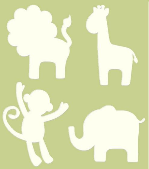 Image of Jungle Silhouette Decals