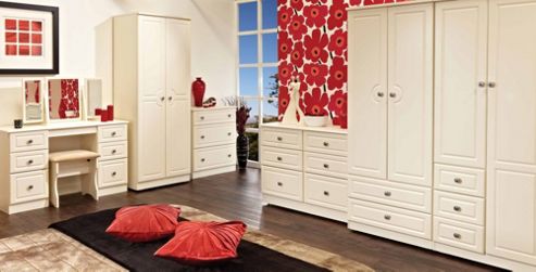 Image of Welcome Furniture Pembroke Wardrobe With 2 Drawers - 74 Cm - Beech