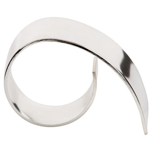 Image of Tesco Silver Napkin Rings, 4 Pack