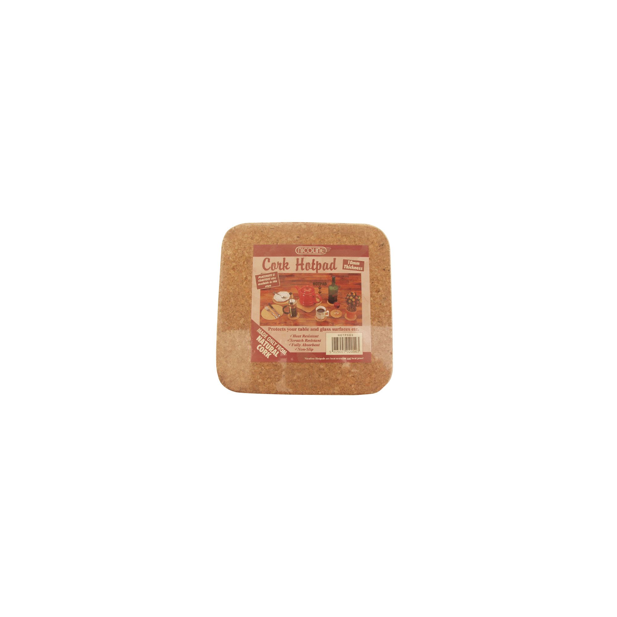 Nicoline Sch Hotpads Cork Square 20cm