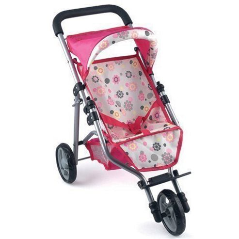 Image of Dolls World 3 Wheel Stroller