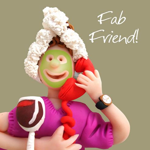 Image of Holy Mackerel Fabulous Friend Greetings Card