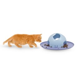 Aspen Pet Hunt-A-Treat Ps Cat Toy in Purple/Blue