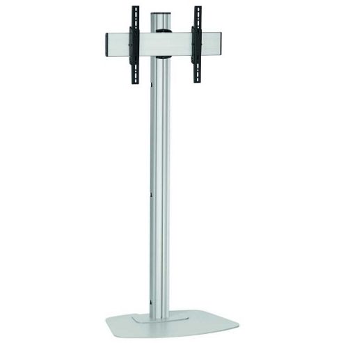 Image of Silver Floor Stand With Optional Tilt For Up To 65 Inch Tvs
