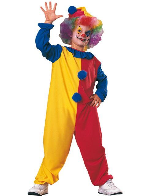 Image of Child Simple Clown Costume Large