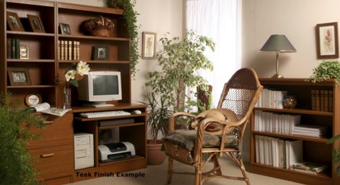 Image of Enduro Two Drawer Wooden Filing Cabinet - Beech