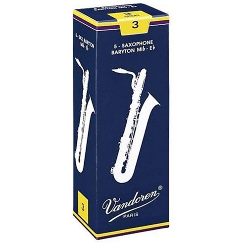 Image of Vandoren 3 Baritone Sax Reed (x5)