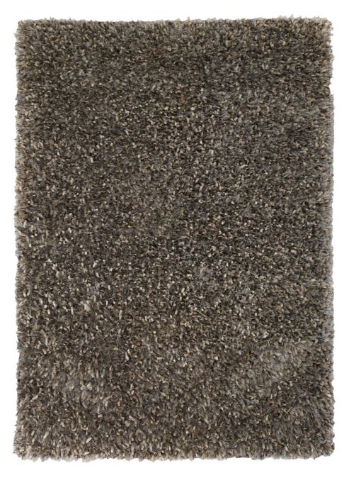 Image of Husain International Plain Silver/grey Woven Rug - 180cm X 120cm (5 Ft 11 In X 3 Ft 11 In)
