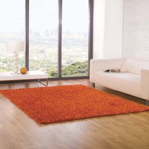 Image of Spider Orange 110x160 Cm Rug