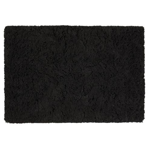 Image of Tesco Soft Shaggy Rug 100 X 150cm, Black