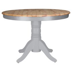 Dorset Round 4 Seat Dining Table 2 Tone