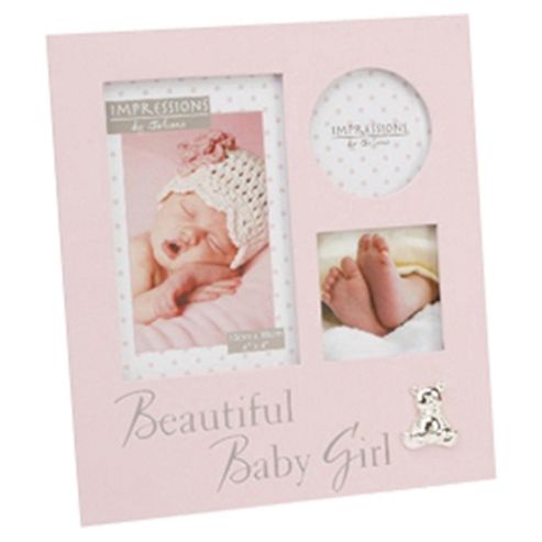 Image of Baby Collage Frame, Pink