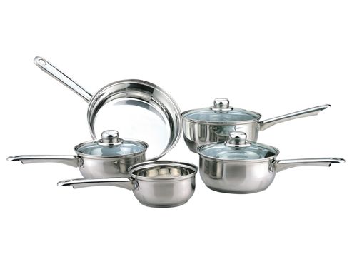 Image of Sabichi Saucepan Set S/s 5 Piece
