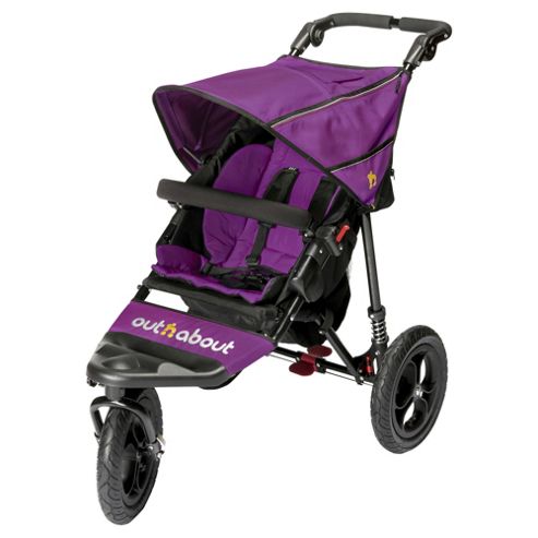 Image of Out N About Nipper Single Pushchair V4, Purple Punch