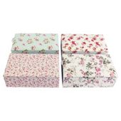Vintage floral fabric Jewellery box