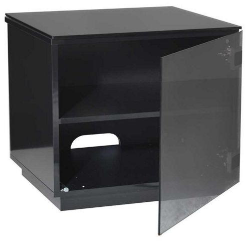 Image of Barcelona High Gloss Black Tv Stand