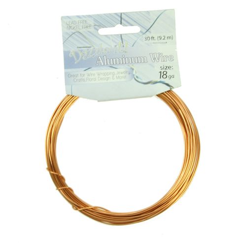 Image of Aluminium Wire 1.2mm Light Copper
