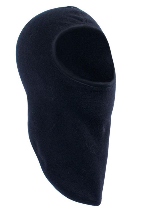 Image of Superstretch Adult Unisex Fleece Snowboarding Ski Mask Headtube Balaclava - Black