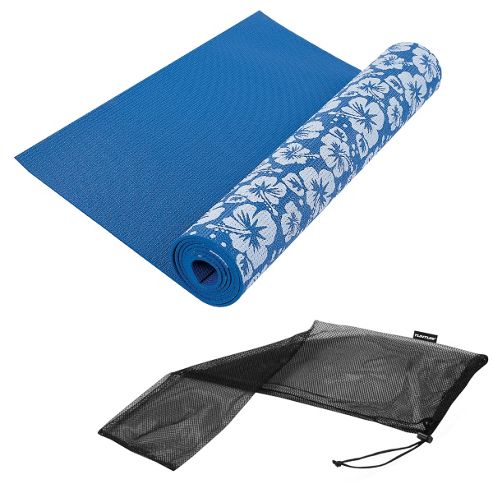 Image of Tunturi Yoga Mat / Exercise Mat With Flower Print