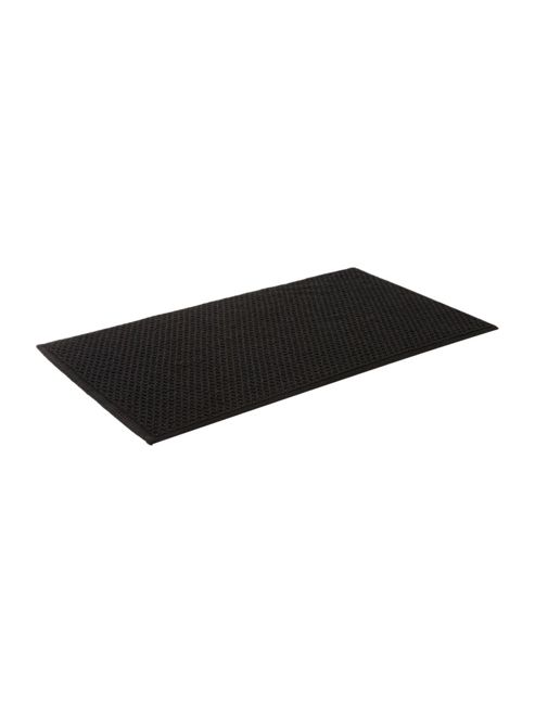Image of Linea Cotton Bobble Reversible Bathmat Black