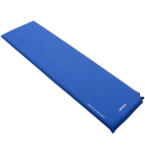 Image of Vango Adventure 5cm Single Sleeping Mat With Repair Kit Blue