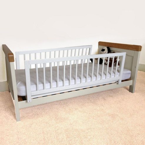 Image of Safetots Double Sided Wooden Bedguard White