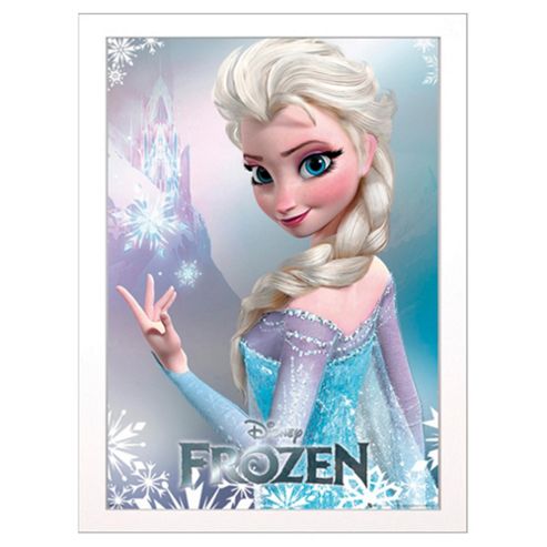 Image of Disney Frozen Elsa Framed Print, 70x50cm
