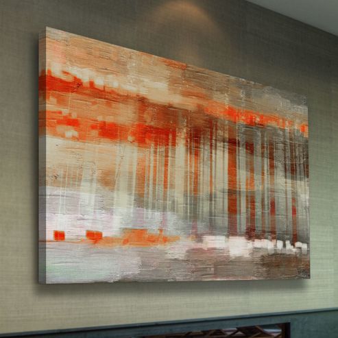Image of Parvez Taj Butter Fields Canvas Wall Art - 101 Cm H X 152 Cm W X 5 Cm D