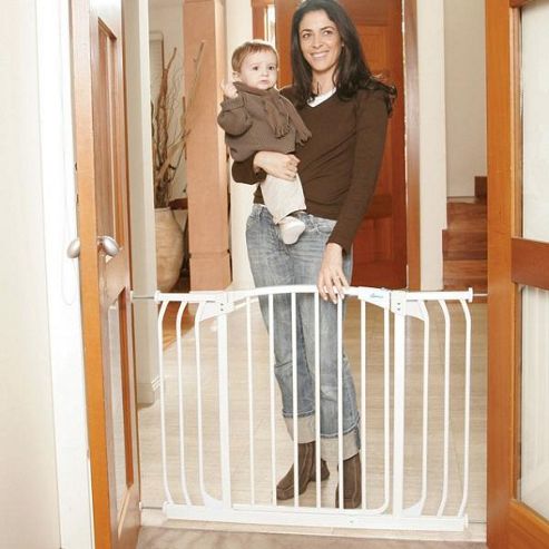 Image of Dreambaby F790w Hallway Security Baby Gate White 97cm - 135cm