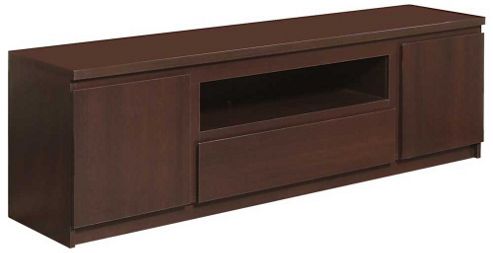 Image of Ultimum Pello Wide 2 Door 1 Drawer Mahogany Tv Stand