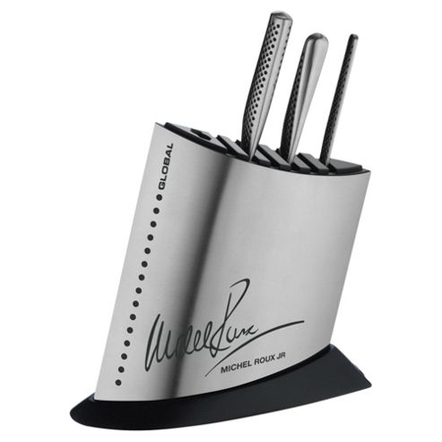 Image of Michel Roux Jr For Global Knives Knife Block, 4 Piece